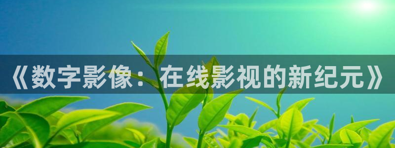 八戒理伦电影网：《数字影像：在线影视的新纪元》
